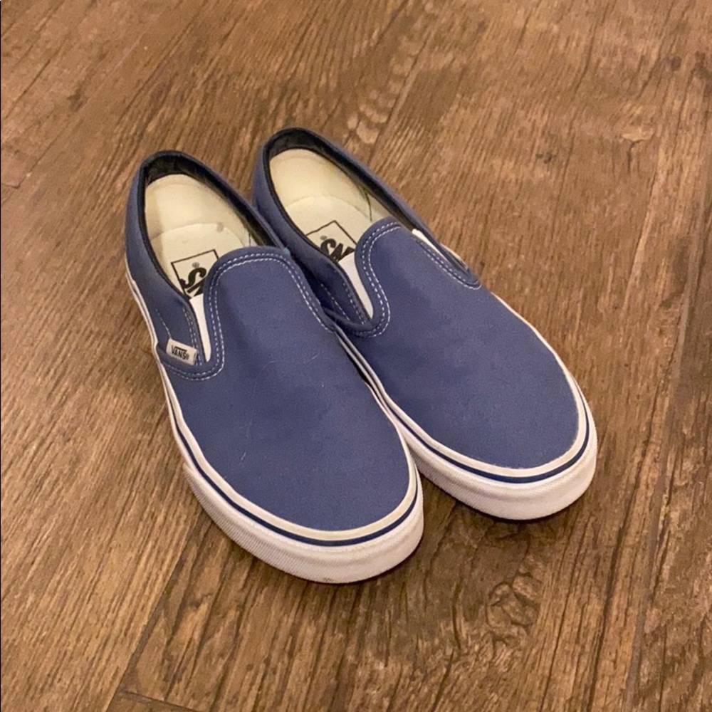 Blue Slip-On Vans